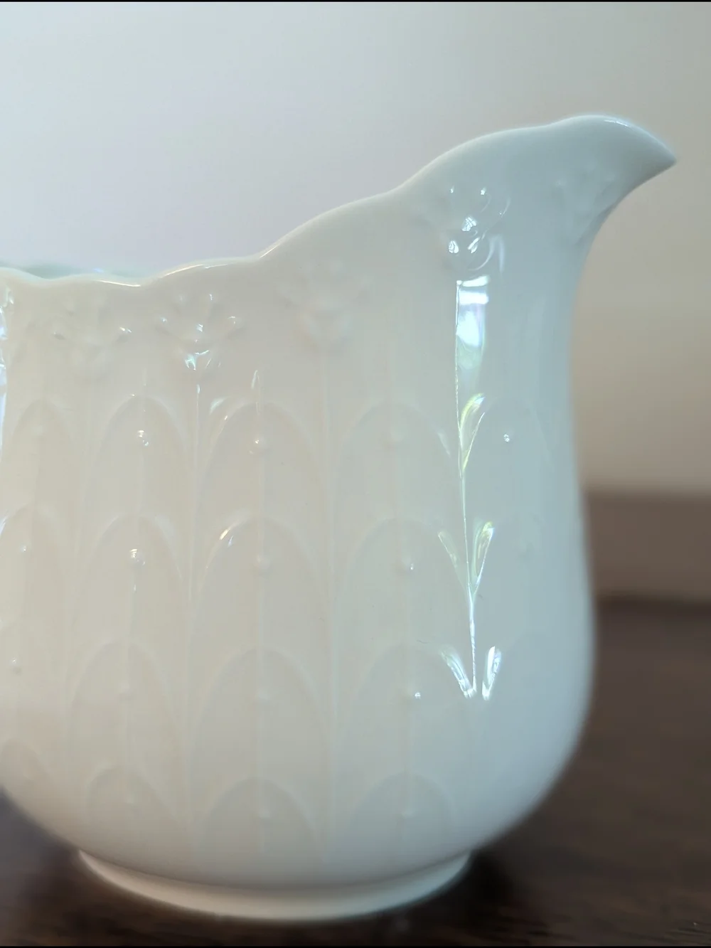 Mikasa White Silk Bone China Creamer A7050 Japan